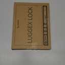 LUGGEX TSA Locks for Luggage, Suitcase Locks TSA Approved, Luggage Locks, Ease of Use & Durable(Blue,4 Pack)