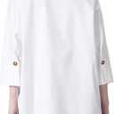 DEE OCLEPPO Womens Hailey Stand Collar Shirt Standard (M)