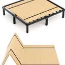 Imperius Foldable Box Spring, Bunkie Board, Bed Support Slats,Twin 38x74