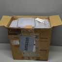 VERONES Large Tall Airtight Food Storage Containers, 10 PACK Plastic Airtight Kitchen & Pantry Organization, Ideal for Flour & Sugar Plastic Canisters with Labels (Black)