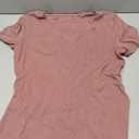 PRETTYGARDEN Women 2026 Spring Tops Trendy Ribbed Short Sleeve V Neck Fitted Basic Tee Shirts Casual Going Out Summer Outfits (XX-Large, Taupe)