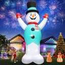 20FT Christmas Giant Inflatable Outdoor Decorations, Extra Large Blow Up Snowman Yard Decoration, Xmas Decor Build-in LED Lights for Garden Lawn Yard Porch Holiday Party