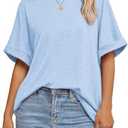ATHMILE Womens Oversized T Shirts Summer Tops Spring Casual Loose Fit Workout Short Sleeve 2025 Beach Vacation Size 3XL