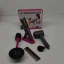 Girls Hair Salon Toys for Girls Beauty Salon Deluxe Styling Set -Kids Hair Dryer Toy, Straightener Hairdryer with Real Function, Interactive Lights & Sounds Fashion Play Set for Children Age 3+