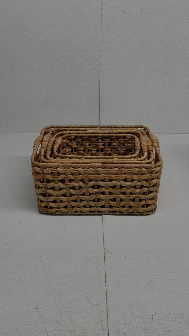 Knitted Baskets Set of 4