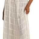Women Y2K Skirt Set Outfits Strapless Crop Top Bodycon Midi Skirt Dress Sexy 2 Piece Knit Outfits Skirt Summer S