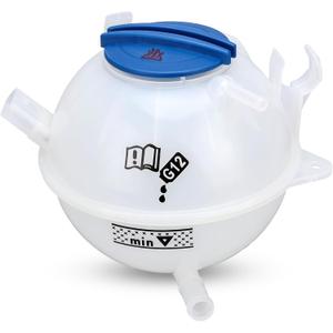 X4XZ 603-253 Engine Coolant Reservoir Expansion Tank with Cap for AUDI A3 Q3 TT RS3/ VW Jetta Passat Golf Beetle CC Eos Tiguan Rabbit