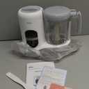 BEAR 2024 Baby Food Maker | One Step Baby Food Processor Steamer Puree Blender | Auto Cooking & Grinding | Baby Food Puree Maker with Self Cleans | Touch Screen Control, White