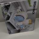 MOUKABAL Dish Drying Rack - Stainless Steel Dish Rack, Dish Racks for Kitchen Counter, Drying Rack Kitchen with Removable Utensil Holder, Drainboard and Glass Organizer (Black)