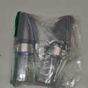 Battery Operated Salt And Pepper Grinder Set with LED Light, Automatic Electric Gravity Salt And Pepper Shakers Set, Each 6 AAA Batteries Needed, Adjustable Roughness, 2 Pack (Black)