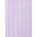 Mrs Awesome Clear Lavender Shower Curtain Liner with 3 Magnets, 72x72 Premium Flexible Sturdy Plastic Shower Curtain for Bathroom Lightweight & Waterproof, Clear Lavender