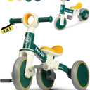 LOL-FUN Toddler Balance Bike for 1 to 4 Years Old Boys Girls Gift, 4 in 1 Baby Bicycle for 1 2 Year Old Kids Tricycle 3 Wheel with Easy Assembly Removable Pedal