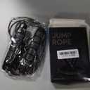 Jump Rope, Tangle-Free Rapid Speed Jumping Rope Cable with Ball Bearings for Women, Men & Kids, Adjustable Steel Jump Rope with Foam Handles for Home Gym Exercise Fitness Workout Equipment & Slim Body (Black)