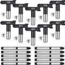 Amyhill 10 Pcs Spray Tips Airless Paint Sprayer Nozzle Tip and 10 Pcs Airless Spray Gun Filter Reversible Tip Paint for Sprayer Accessories(109, 213, 311, 315, 411, 415, 517, 523, 621, 623)