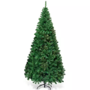 7 ft. Green PVC Hinged Xmas Pine Artificial Christmas Tree