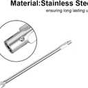 SafBbcue 67553 Replacement Grill Burner Tube Fit Weber Summit 400 Series Summit 420 Model Grills (2007 & Newer)