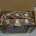 XXXFLOWER Wall Hanging Propagation Station with Wooden Stand 3 Bulb Vase 2 Tiers Planters Wall Terrarium for Home Office Plant Hanger Flower Vases Wall Decor(Brown)