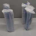 JOLLY CHEF 100 Pack 10 oz Blue Plastic Cups, Blue Disposable Tumblers, Elegant Glitter Party Drinking Cups for Wedding, Thanksgiving Day, Christmas Halloween