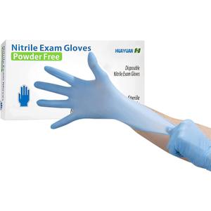Style Setter Powder-Free Nitrile Disposable Exam Gloves, Industrial Medical Examination,Latex Free Rubber,Non-Sterile,Food Safe,Textured Fingertips,Ultra-Strong,Pack of 10(1000 PCS),Blue - Size Large