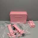 Sorgion 3 Tier Rolling Cart Organizer,Laundry Room Bathroom Organizers and Storage Office Shelves Mobile Shelving Unit Kitchen Trolley Cart with Wheels for Art,Craft,Diaper,Bedside,Snack(Pink)