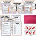 2 x Ycyfckdr Halloween Feud Game, Halloween Game for Adults Getting Fun in The Party, Indoor Trivious Card, Trick Or Treat Games, Night Fun Trivia Quiz for Family, 1 Pack -003