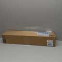 24 Inch x 5 ft x 30mil Extra Large Adhesive Magnetic Sheet Roll Not Printable Adhesive Backing Cut and Customize Flexible Sheets Blank White Surface Magnetic Sign for Craft Photo Craft (Matte)