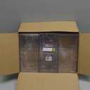 Hammont Rectangle Acrylic Box - Shelf Organizer Bins - Clear Storage Containers - Candy Party Favors | Bathroom Storage | Makeup Cosmetic Organization | Tall: 4"x4"x8" (3 Pack)