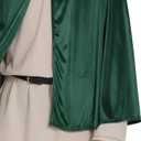 Halloween Medieval Renaissance Elf Hooded Cloak Green Leaf Brooch for Men and Women Party Cosplay Dress Up(Dark Green) (Green)