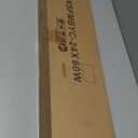 SEEYE 2 Inch Faux Wood Blinds for Indoor Windows with Crown Valance, Cordless Room Darkening Window Blind, 24" W x 60" H, Horizontal Wooden Shades for Bedroom, Kitchen, Office, Doors, White