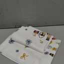 Artoid Mode Nutcrackers Xmas Balls Merry Christmas Bar Kitchen Towels, 12x24 Inch Quick Dry Microfiber Cloth Dish Towels for Kitchen Drying Set of 2 (Beige)