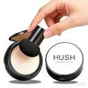 Hush Foundation for Mature Skin â€“ Mushroom Head Air Cushion CC Cream BB Foundation, Warm Natural Shade for Light to Medium Complexions, LongLasting Full Coverage Makeup Concealer