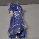 5 x Small Pencil Case Pouch for Girls and Boys Kids, Large Capacity Canvas Pen Bag School Supplies, Portable Pencil Case, Simple Zipper Stationery Bag for Women Men Adults (Light Blue