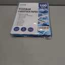 100 Sheets 8.5" x 11" Colored Cardstock, 5 Assorted Blue Shades of 180GSM/65LB Construction Paper, Blue Cardstock Printer Paper Card Making, DIY Crafts, School Supplies, Party Decorations