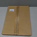 2Pcs Orange Glass Cutting Board for Kitchen, Tempered Glass Chopping Board with Non-Slip Edges, Dishwasher Safe Clear Cutting Board Set, Heat & Shatter Resistant, 15"11" & 13"9"