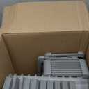 Plastic Storage Containers with Secure Latching Lids, Stackable Organization Bins, Clear/Grey, 19 Quart, Set of 6