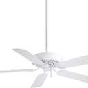 MINKA-AIRE F571-WH Sundance 52" 5-Blade Ceiling Fan in White Finish with White All Weather Blades