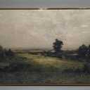 InSimSea Framed Canvas Wall Art Vintage Decor, Framed Vintage Landscape Canvas Wall Art, Wild Field Oil Painting Prints, Cottagecore Bedroom Bathroom Office Decor, 24"x36"