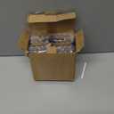 Puroma Lock 4 Pack Padlocks, 2 Long Shackle Heavy-Duty Locks with 8 Keys, 40mm Hardened Steel Keyed Alike Padlocks for Sheds, Gates, Fences, Toolbox, Outdoor and Indoor UseSilver