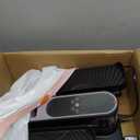 Under Desk Elliptical Machine for Senior Mini Elliptical Leg Exerciser with Remote Quiet Portable Electric Seated Foot Pedal Exerciser for Home Office (Small)