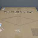 4 Pack 2x2 LED Flat Panel Light Drop Ceiling Office Fixture 5 CCT 3000K-6500K Adjustable & 5 Wattage 15W-20W-30W-40W-50W Selectable, 0-10V Dimmable，led Drop Ceiling Flat Panel troffer Light