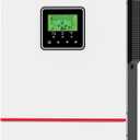 Solar Power Inverter 1KW 1.5KW Hybrid Solar Inverter 12V 24V Off Grid Hybrid Inversor Build in 80A MPPT Solar Controller Energy Saving and Durable