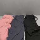 3 Pack Women's S Size Pants Wide Leg Yoga Pants Baggy Lounge Sweatpants with Pockets Drawstring High Waist Jogger, S