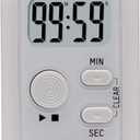 Taylor Multi-Alert (Sound, Light, Vibration) Digital Timer, Standard, White