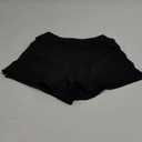 Beautikini Period Swimwear Menstrual Leakproof Swim Shorts Quick Dry 3" High Waist Bathing Suit Bottoms for Teen Girls Women (X-Small, Black)