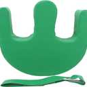 Patient Turning Device for Bedridden Patients, Multifunctional U Shaped Bed Turning Pillow, PU Leather and Pearl Cotton, Bed Lift Care Product, Helps The Elderly to Turn Over The Pillow(Green)