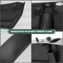 Sasquatch Package Fender Flare Kit for 2021-2026 Ford Bronco 2/4 Door Exclude Sport & Raptor, 5.3" Wide Wheel Eyebrow Protector, Replace OE M-9164-BFK M2DZ-16268-AA, Front & Rear, Black, 4pcs