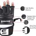 SAWANS Punch Bag Boxing Gloves Karate Mitts MMA Body Combat Taekwondo Training Martial Art Fighting Grappling Muay Thai