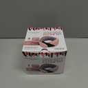 Proglobe Junior Kids Travel Neck Pillow - Ergonomic Memory Foam Pillow for Airplane, Car, Booster Seat - Soft, Washable, Compact Travel Pillow with Strap - Light Pink - Ages 4-13