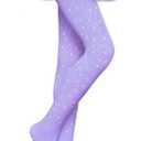 Girls Sparkle Rhinestone Tights Ultra-Soft Footed Dance Stockings Cospaly Accessories (Medium, Purple)