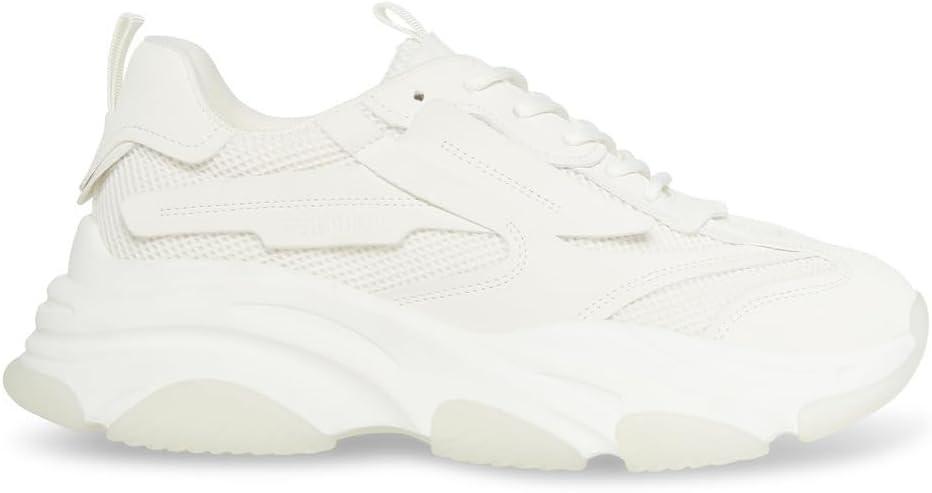 Steve Madden Men's Possess Fashion Sneaker, White, 7